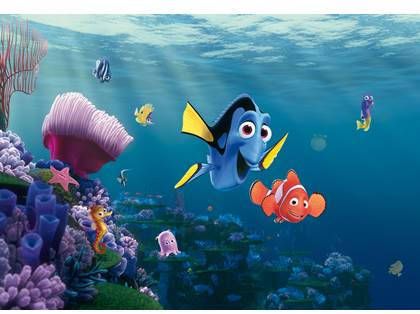 Disney fotobehang Finding Dory blauw 600362 360 x 254 cm
