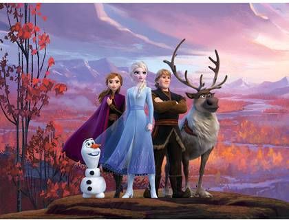 Disney fotobehang Frozen paars, oranje en blauw 600596 360 x 270 c