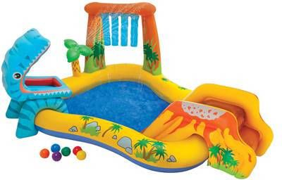 Intex Opblaaszwembad Dinosaur Play Center 249x191x109 cm 57444NP