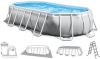Intex Opzetzwembad Met Accessoires Prism Oval Frame 503 X 274 X 122 Cm Grijs online kopen