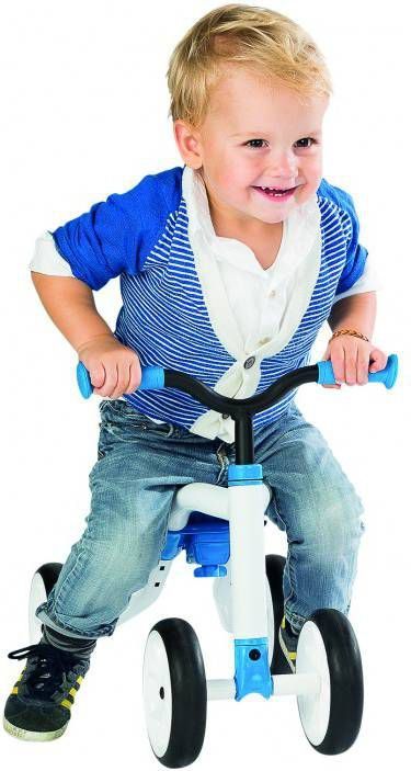 Chillafish Quadie Loopfiets Met 4 Wielen Junior Wit/blauw
