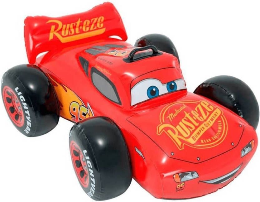 Intex Opblaasauto Cars Ride on 109 X 84 Cm Rood