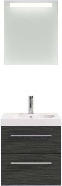 Bruynzeel badmeubelset Luca zwart 50 cm Leen Bakker