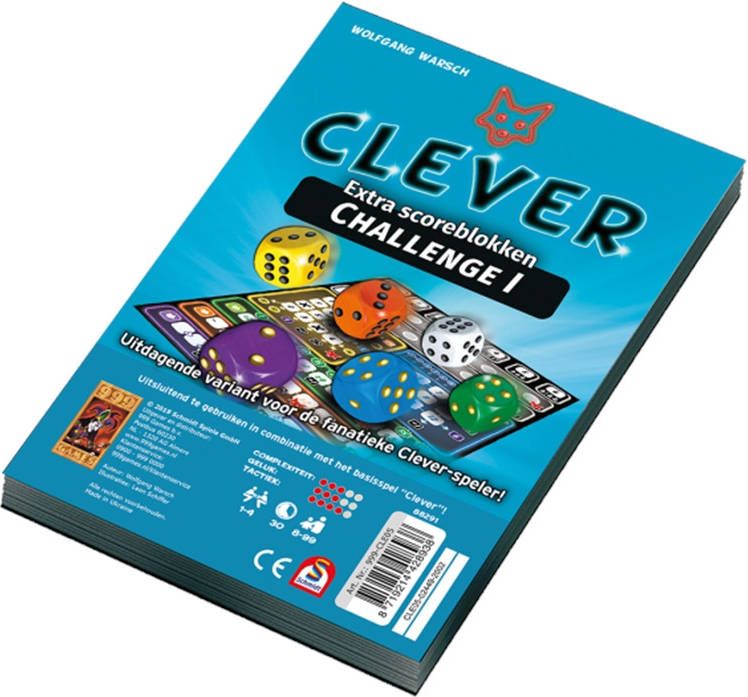 999 Games Scoreblok Clever Challenge uitbreidingsspel