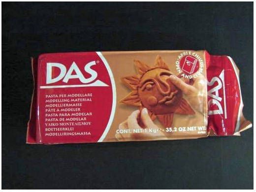 DAS Boetseerklei Klei Zelfhardend Terracotta 500gr Kleien Hobby Volwassenen Kinderen Bruin 1 Pak