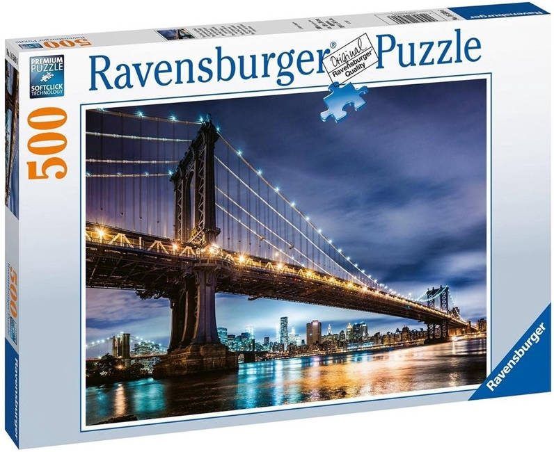 Ravensburger Puzzle 500 P New York, De Stad Die Nooit Slaapt