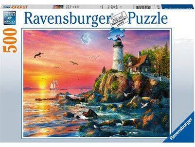 Ravensburger Lighthouse at Sunset 500 piece Jigsaw Puzzle