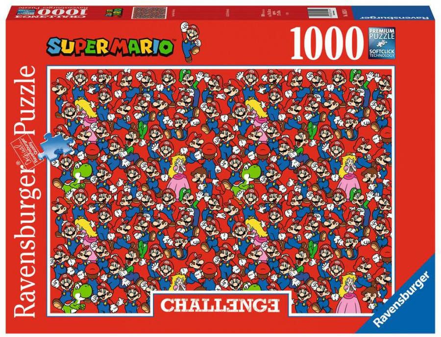 Ravensburger Puzzel 1000 P Super Mario(Uitdagingspuzzel )