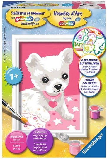 Ravensburger Schilderen Op Nummer Chihuahua Multikleur