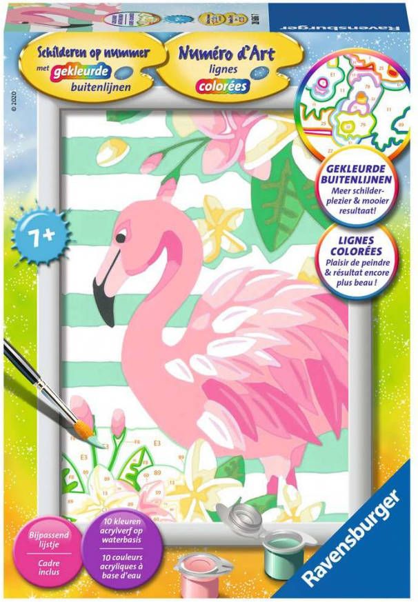 Ravensburger Schilderen Op Nummer Flamingo