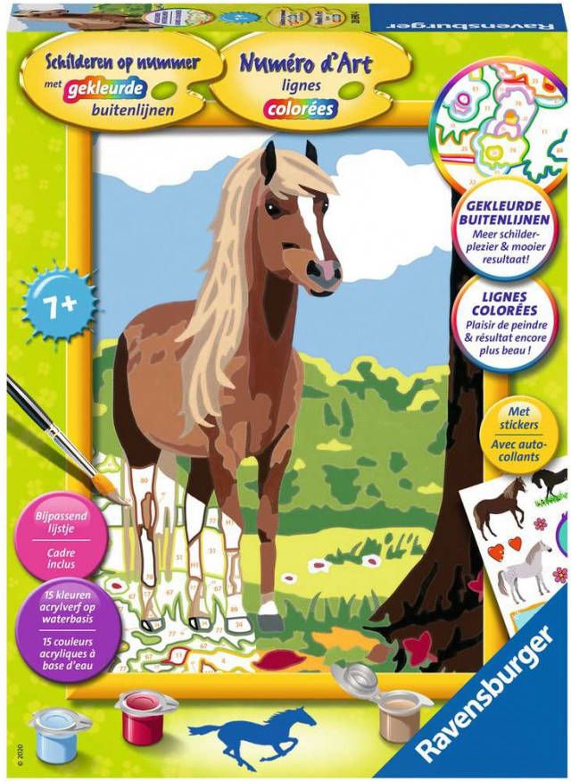 Ravensburger Schilderen Op Nummer Paard