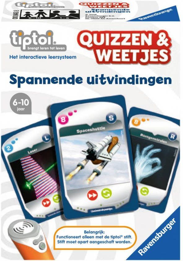 Ravensburger Tiptoi Quizzen&Weetjes Spannende Uitvindingen