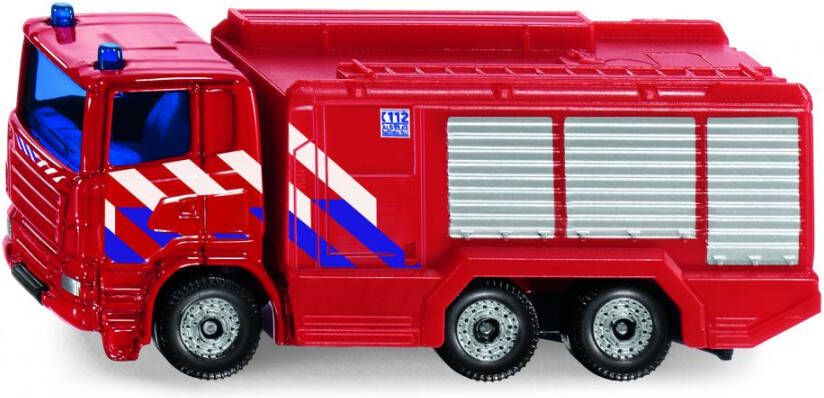 Siku Brandweerwagen Scania Junior 7 Cm Staal Rood(1036 )