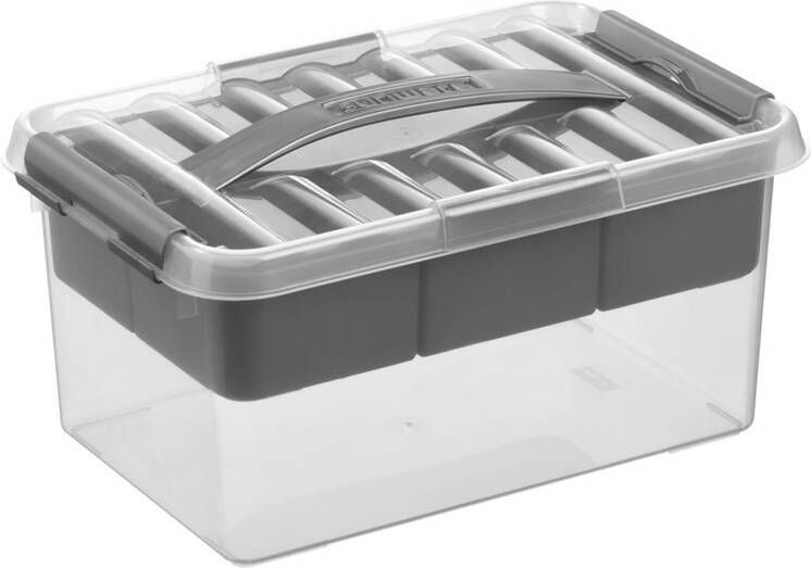 Sunware Q-line multibox 6 liter + inzetbakje met vakverdeling