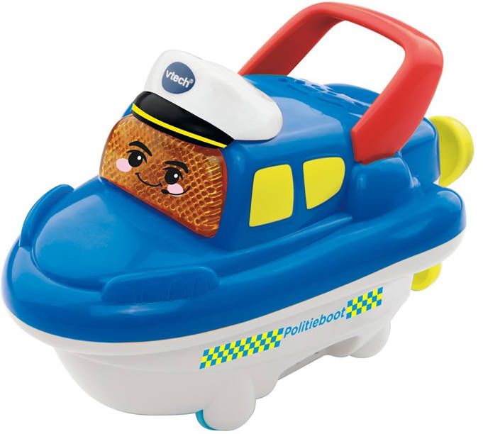 VTech Badfiguur Pepijn Politieboot Blauw/wit 15 Cm