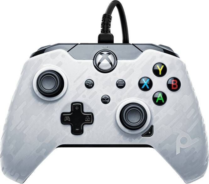 Pdp Wired Controller Voor Xbox Series/one White Camo