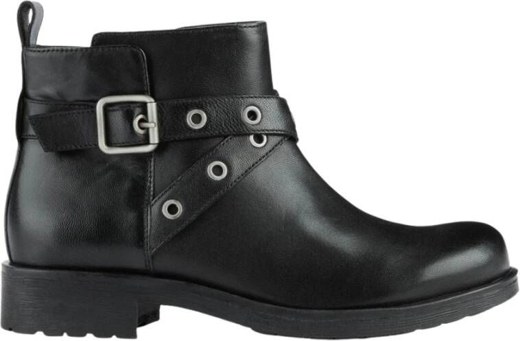 Geox Enkellaarsjes Zwart Dames