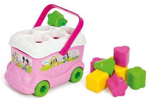 Clementoni® Vormenspel Ba, Disney baby Minnie vormenspel Gemaakt in Europa(10 delig )