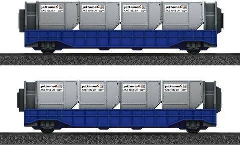 Märklin Goederenwagon my world wagenset Airport Jettainer 44117(10 delig )