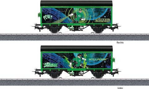 Märklin Goederenwagon start up overdekte goederenwagon Green Lantern 44830