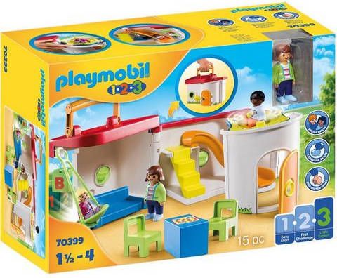 Playmobil ® Constructie speelset Mijn meeneem kinderdagverblijf(70399 ), 1 2 3 Gemaakt in Europa(15 stuks )