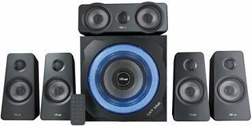 Trust GXT 658 Tytan 5.1 Surround Speaker Set Gaming PC speaker Zwart