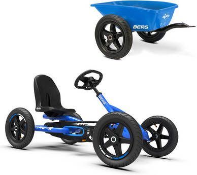 Berg Skelter Buddy Blauw + Aanhangwagen L Blauw