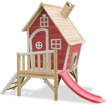 EXIT TOYS EXIT Fantasia 300 houten speelhuis rood