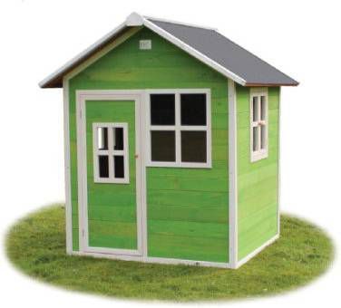 EXIT TOYS EXIT Loft 100 houten speelhuis groen