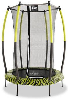 EXIT TOYS EXIT Tiggy junior Trampoline met veiligheidsnet ø, 140 cm, zwart/groen