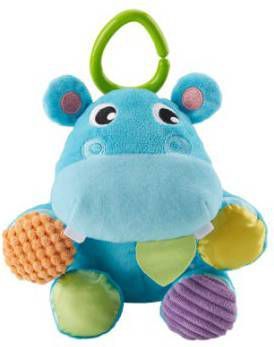 Fisher-Price® Verstoppen-Mijn Pluche Nijlpaard Blauw