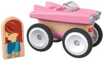 Fisher price Wonder Makers Auto 9 Cm Roze/blank 4 delig