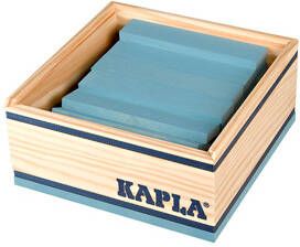 KAPLA Bouwstenen 40 stuks in kist blauw