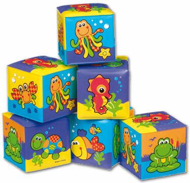 playgro Badspeelgoed Kubus 6 Stuks