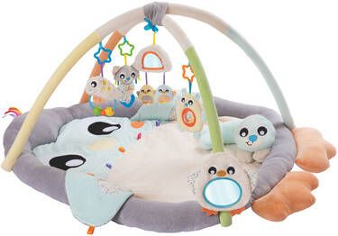 Playgro Snuggle Me Penguin Tummy Time Gym Babygym Met Buikligkussen Speelkleed Speeltapijt