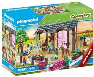 Playmobil ® Constructie speelset Rijlessen met paardenboxen(70995 ), Country Made in Germany(211 stuks )