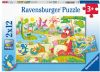 Ravensburger Puzzel lievelingsdino 2x12 stukjes online kopen
