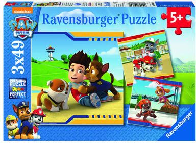 Ravensburger Puzzel Paw Patrol Helden Met Vacht 3 X 49 Stukjes