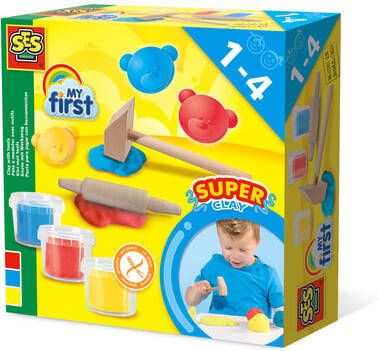 Ses Mijn Eerste Klei Met Vormpjes 30 x 90 Gram Glutenvrij