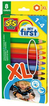 SES My first XL kleurpotloden (8 st.)