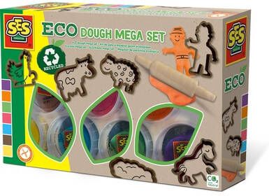 SES Creativ e®, Eco boetseerklei mega set met gereedschap