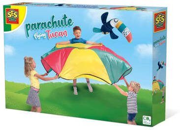 SES Parachute Vliegende Toekan Stevig Materiaal Inclusief Toekan En Parachute Doek