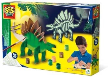 SES Creativ e®, Wood Dino glow in the dark