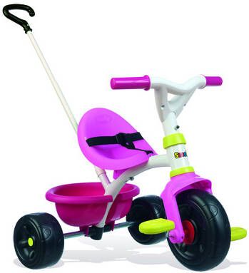 Smoby Babydriewieler Be Fun 2 in 1 roze