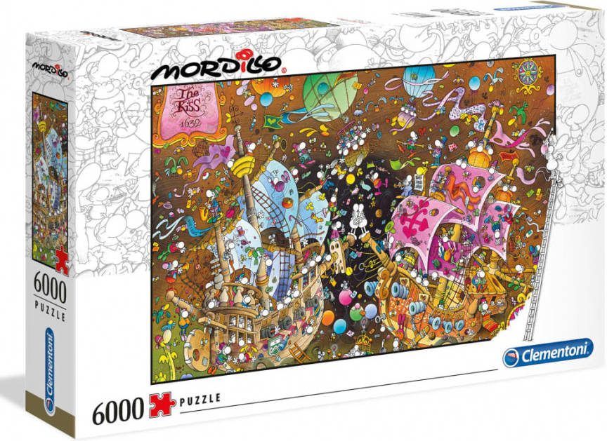 Clementoni Legpuzzel Mordillo The Kiss 6000 Stukjes