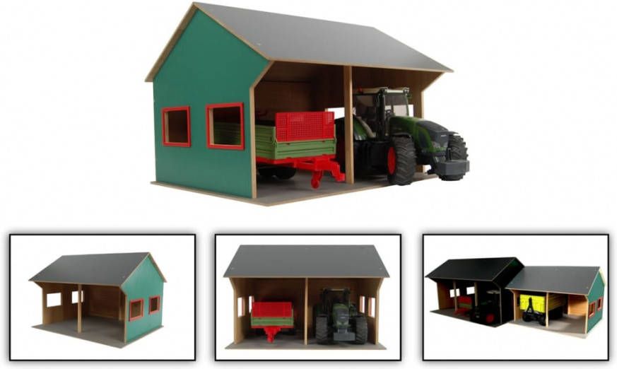 Kids Globe Landbouwloods Voor 2 Voertuigen 1 16 44x53x37, 5cm