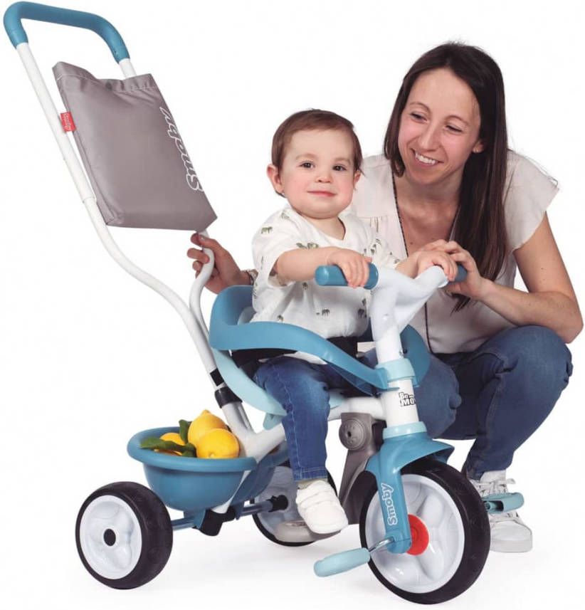 Smoby Babydriewieler Be Move Comfort 3 in 1 blauw