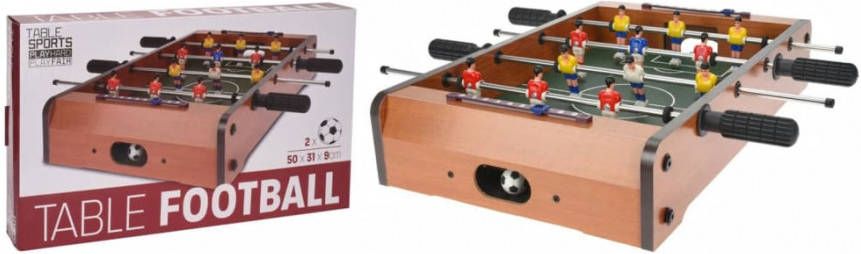 Tender Toys Tafelvoetbalspel met 12 spelers hout