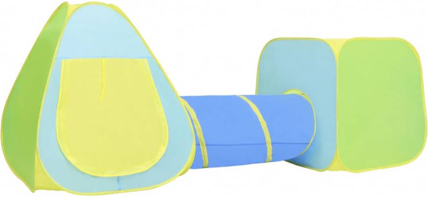 VIDAXL Kinderspeeltent met 100 ballen meerkleurig