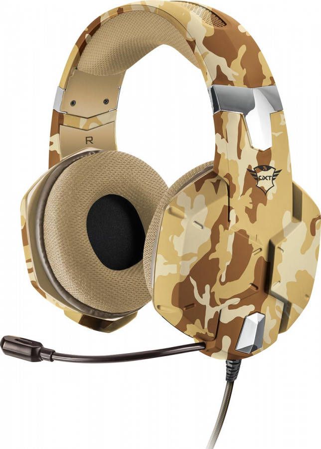 Trust GXT 322D Carus Gaming Headset Desert Camouflage Headset